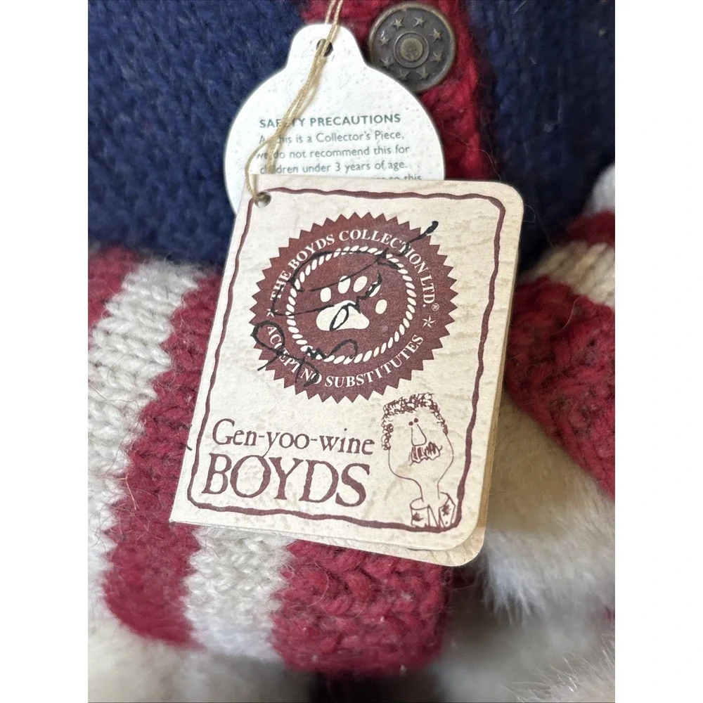 Boyds BEARS CLARA B BEARCOUNTRY STYLE 93334V Patriotic 9122/12500 Americana
